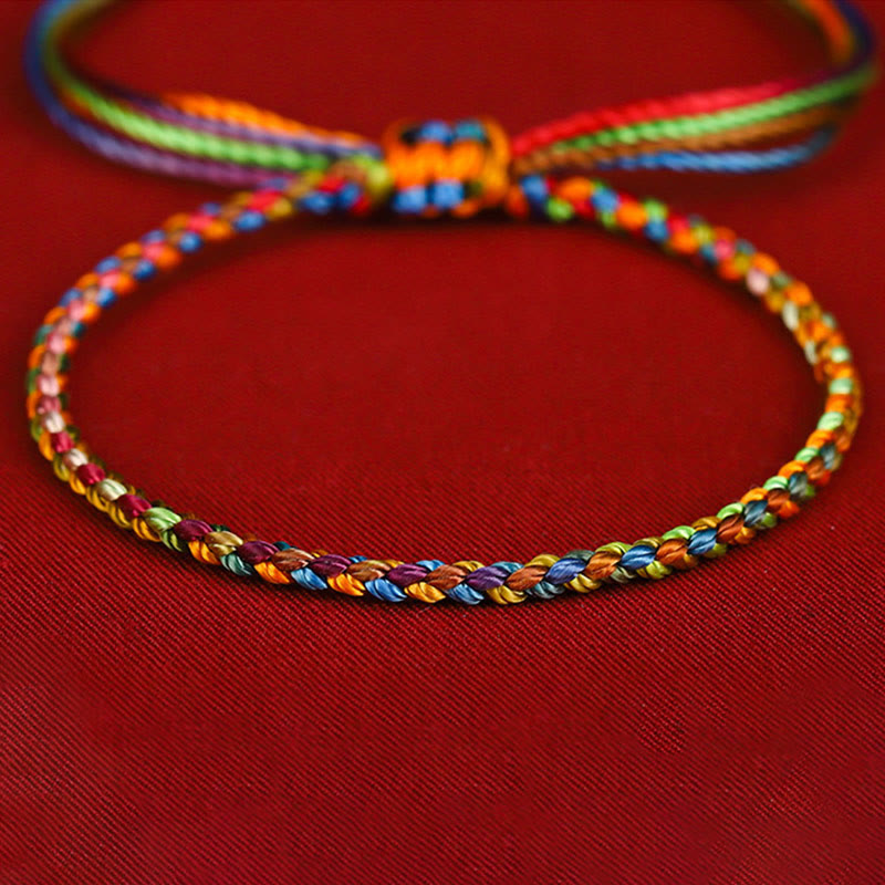 Buddha Stones "May all your wishes come true" Lucky Multicolored Bracelet Bracelet BS 10