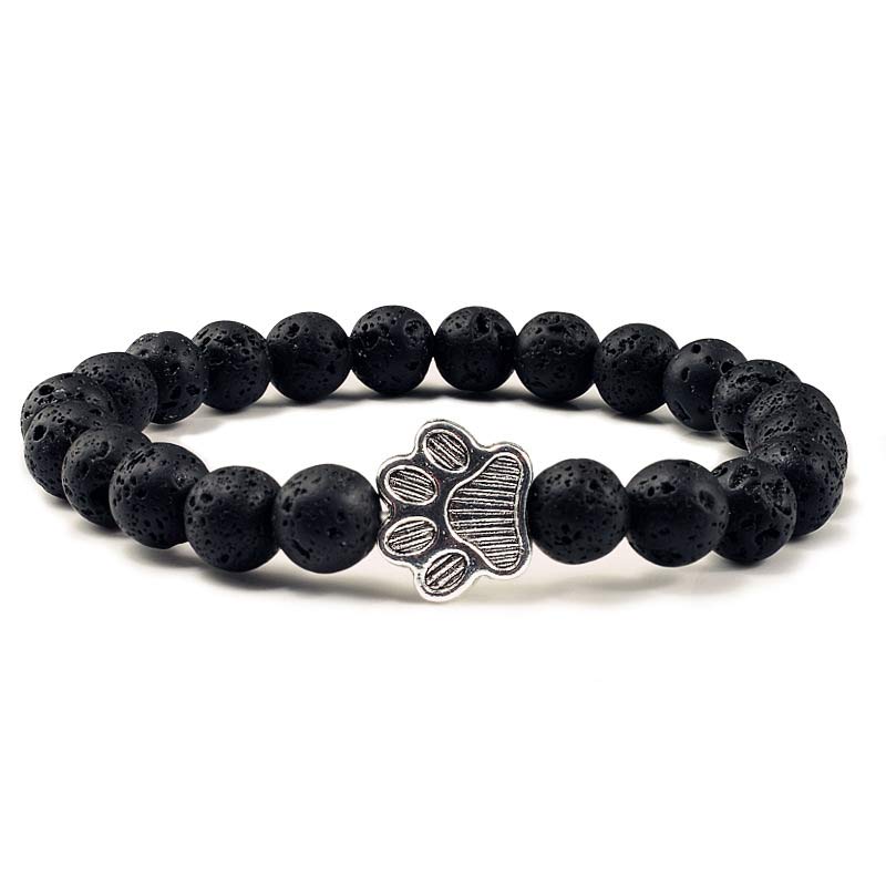 Buddha Stones “Save A Dog” Stone Bracelet - Black Matte - image 7