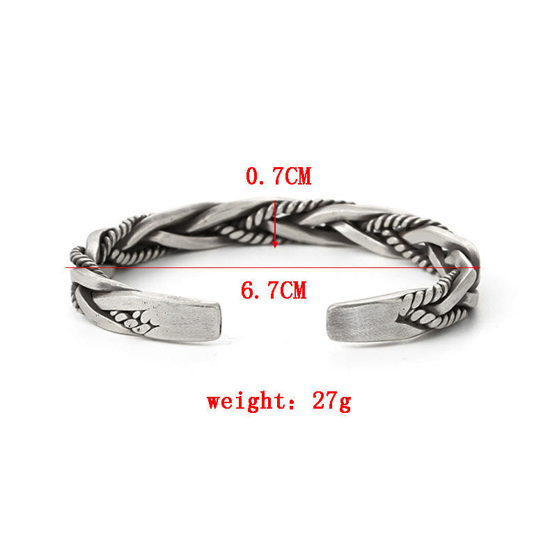 FREE Today: Balance Energy Retro Twisted Design Cuff Bracelet Bangle FREE FREE 8