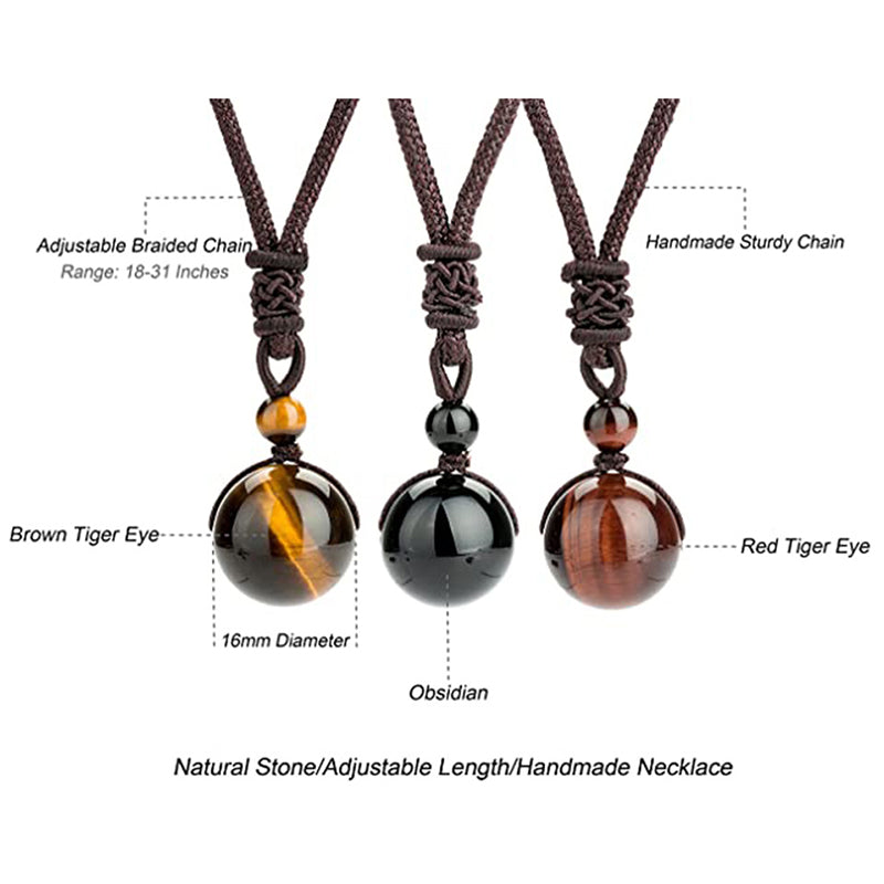 Buddha Stones Tibetan Tiger's Eye Bracelet Necklace Set Necklace, Bracelet BS 12