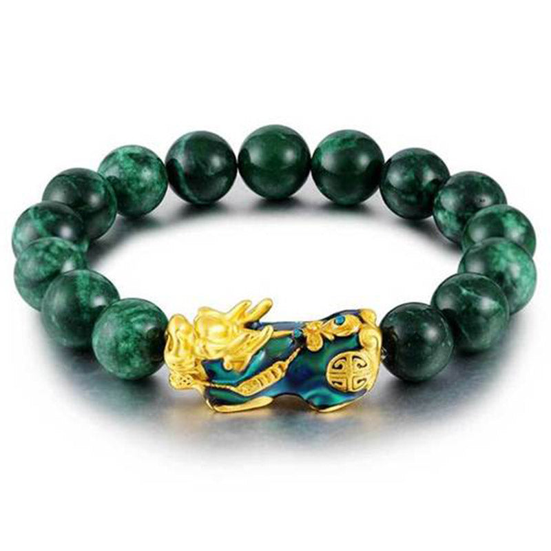 Bracelet de protection en jade PiXiu Feng Shui Foviel