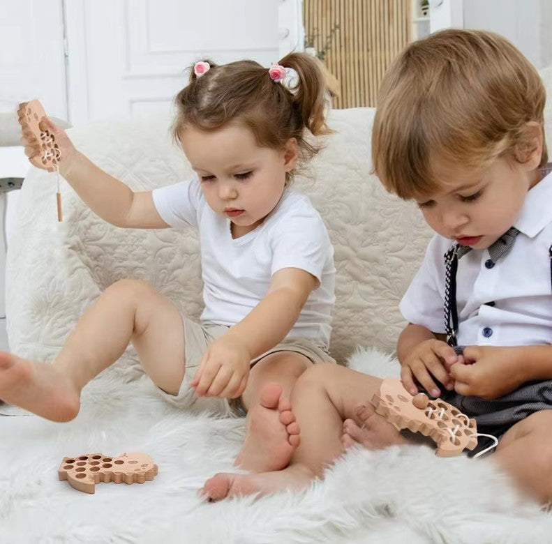 Jouet à enfiler dinosaure pour tout-petits