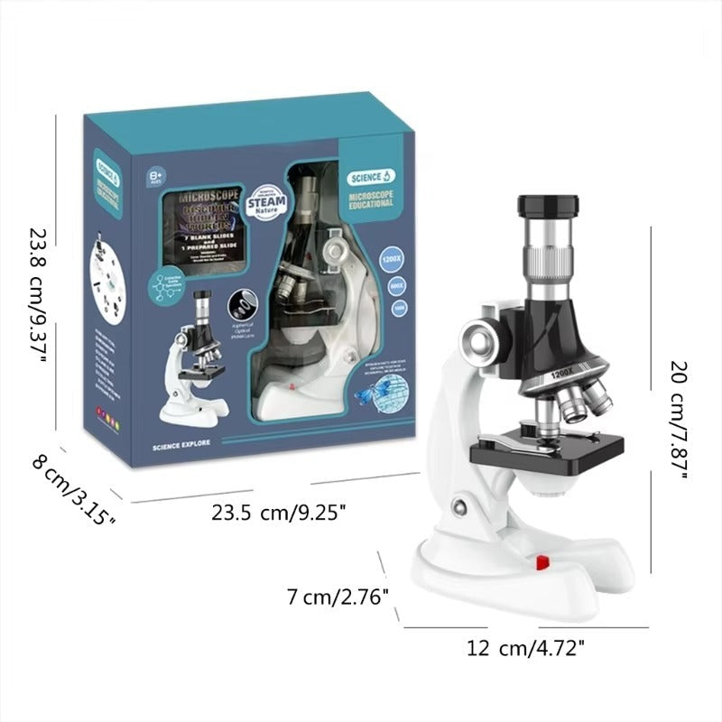 STEAM Ciencia Explora Microscopio Kit de Experimentos 100/600/1200X - 303