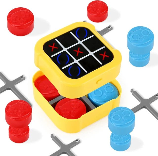 Juego de Puzle Táctil 5 en 1 de Tic Tac Toe Electrónico - 265