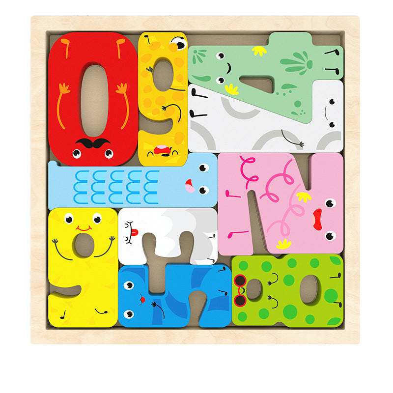 Fidtoy Puzzle de formes Montessori