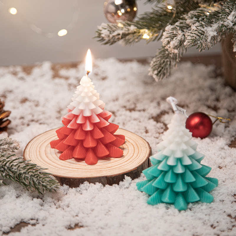 Buddha Stones Christmas Tree Scented Soy Wax Candle Gift For Family Friends Candles BS 1