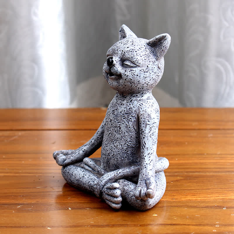 Buddha Stones Meditating Zen Dog Cat Frog Decoration Decorations BS 7