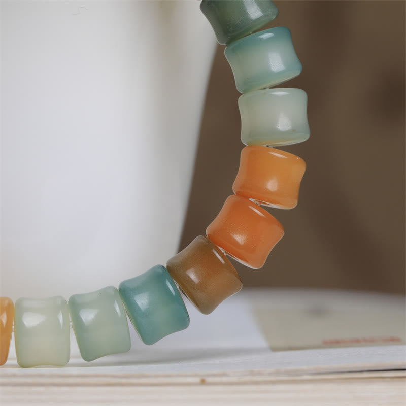 Buddha Stones Colorful Bodhi Seed Cat Paw Wisdom Bracelet Bracelet BS 4