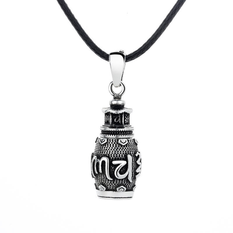 Buddha Stones Om Mani Padme Hum Copper Creativity Necklace Pendant Necklaces & Pendants BS 4