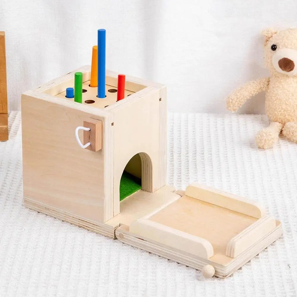 Caja multifuncional de inteligencia de educación temprana Montessori 6 en 1