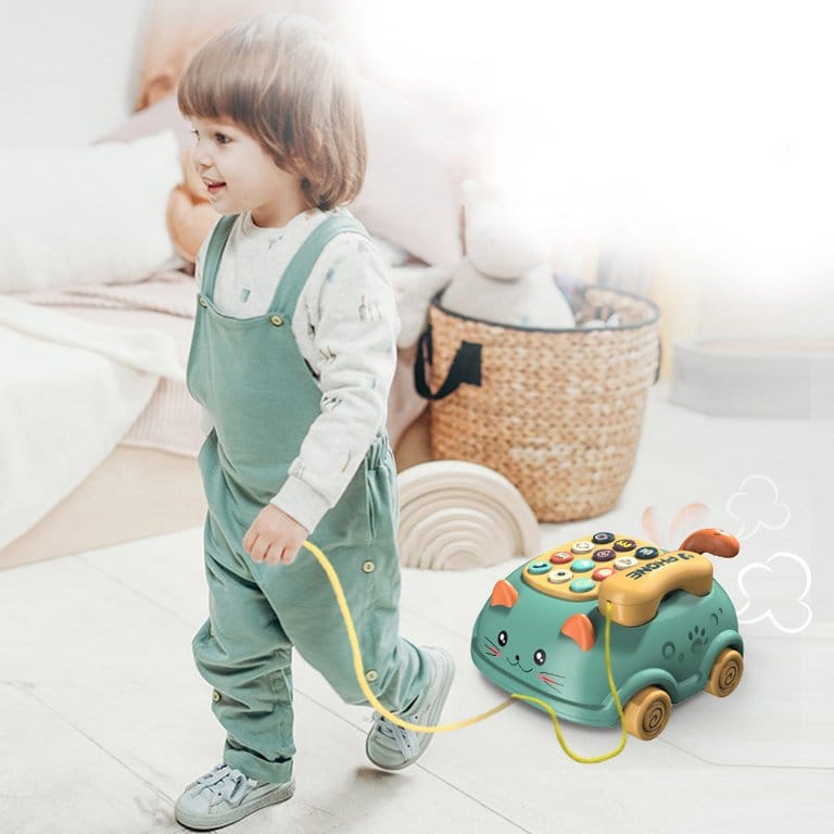 Juego de teléfono de arrastre divertido y educativo para niños - 215