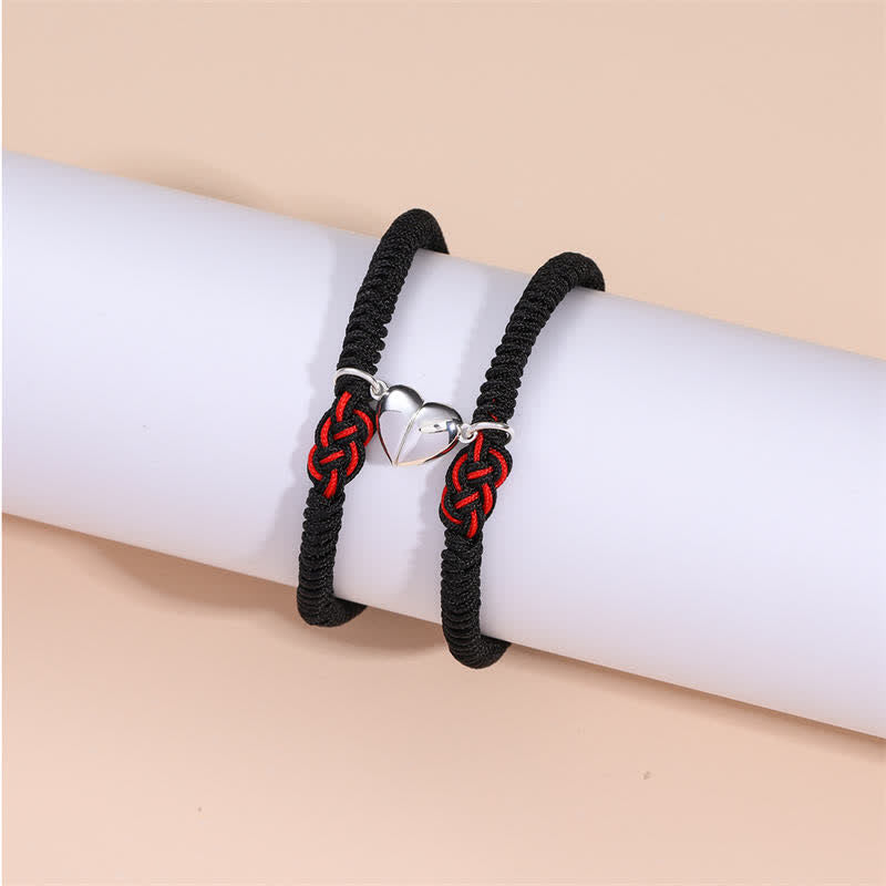Foviel 2Pcs Tibetan Luck Chinese Knot Protection String Bracelet
