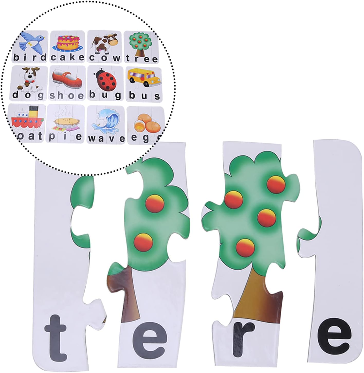 Puzzle de autocorrección Match it Spelling 23 - 080