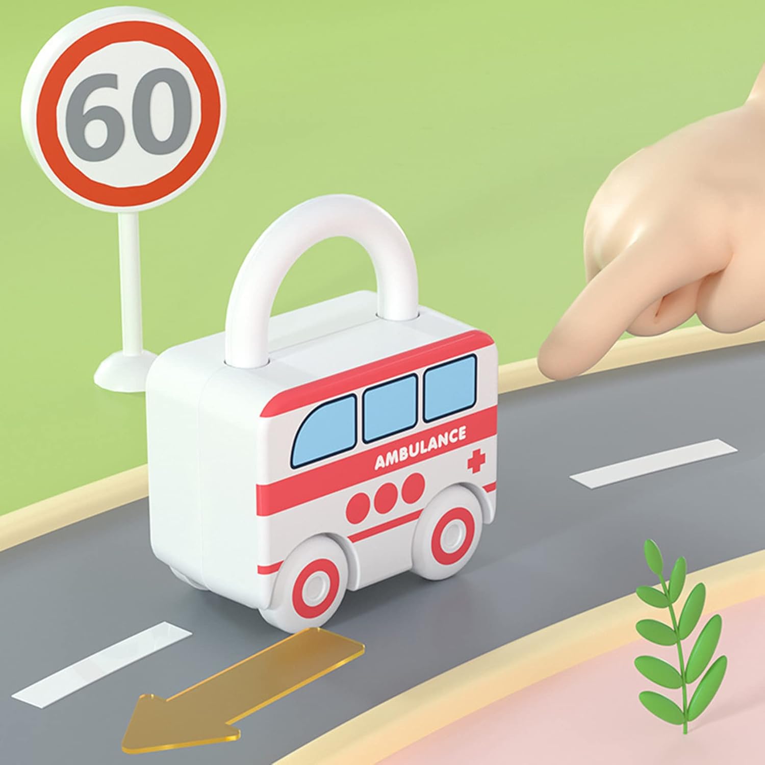 Fidtoy Unlock Train Team – Multiple Train Carriage With Locks for Kids