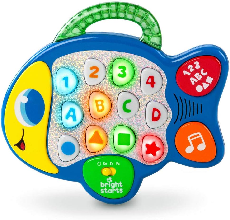Juguete de pez interactivo Fidtoy con luces, música y modos de aprendizaje