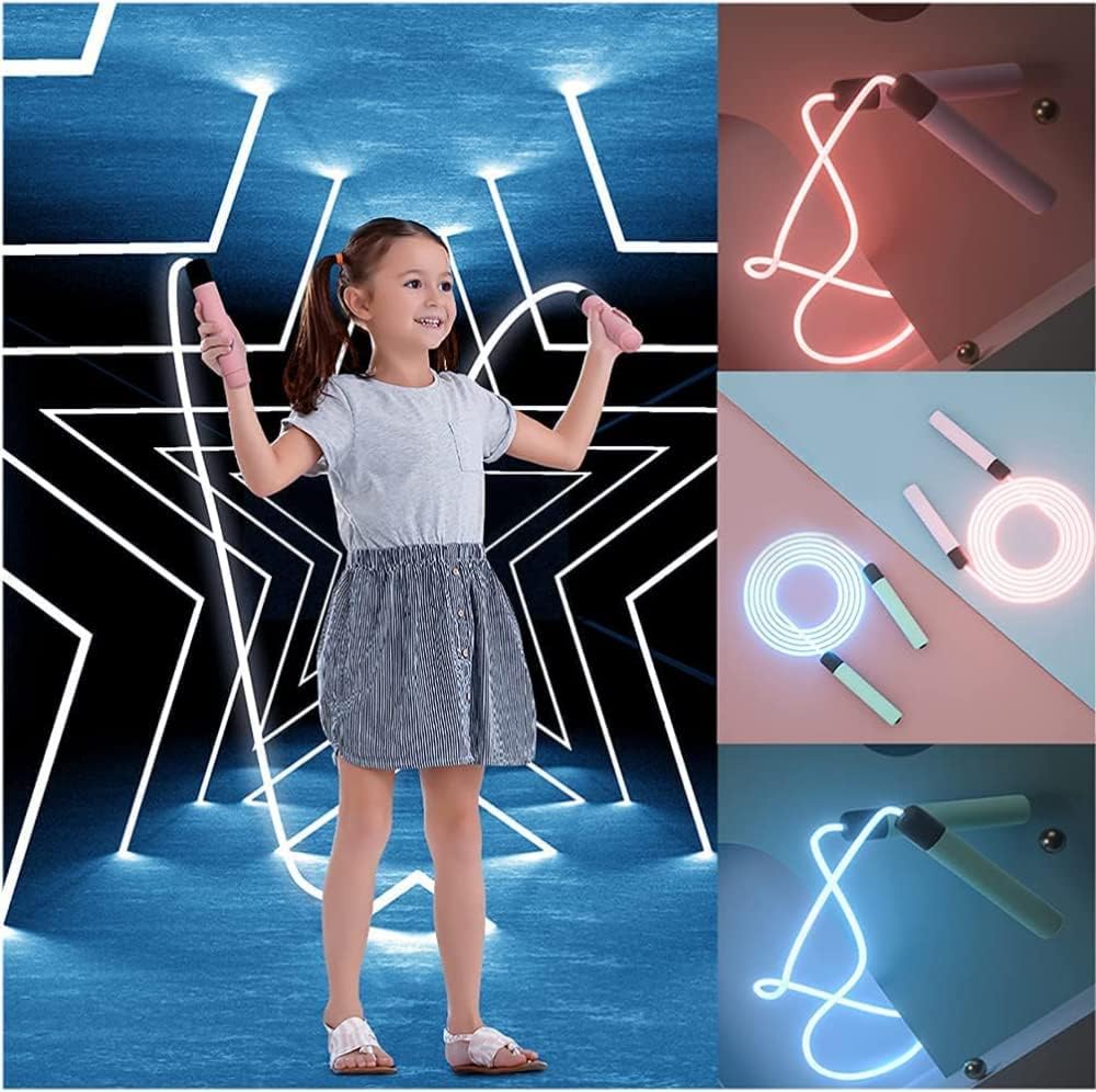 GlowRope – Unique et Énergique – Corde à sauter Lumineuse