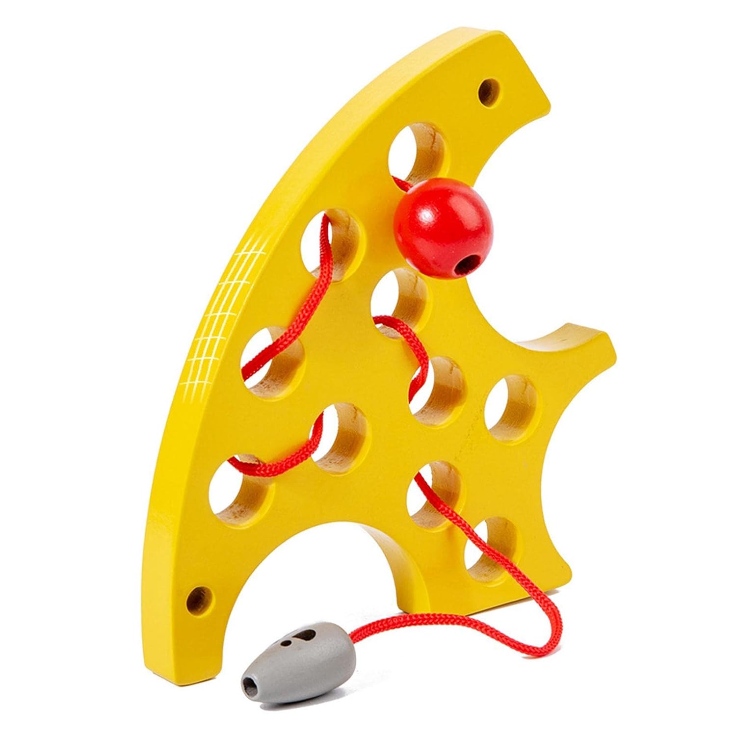Cheese Threading Board Montessori Toys Kindergarten for Airplane Boys Kids