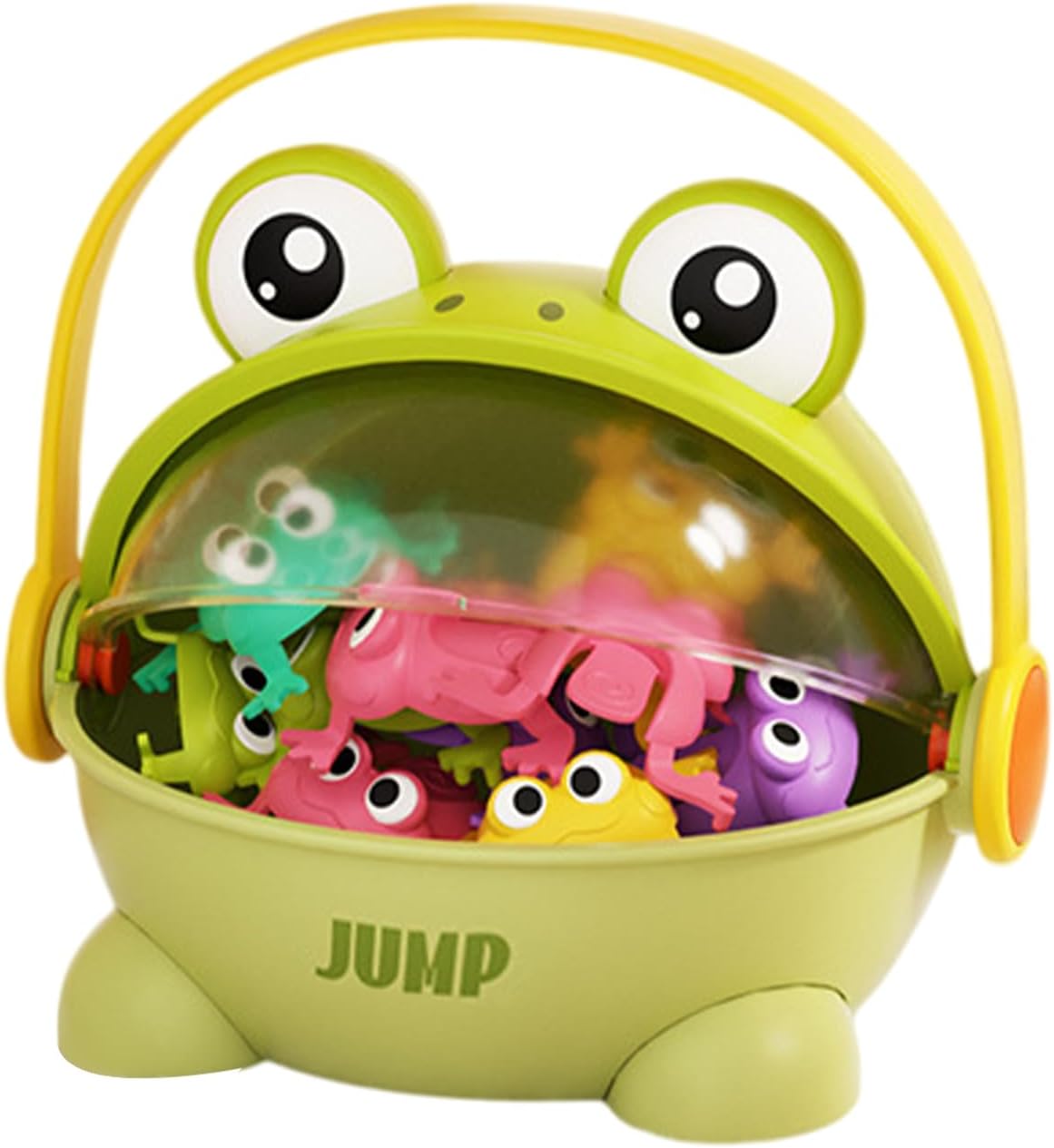 Fidtoy Juguete Rana Saltarina para Niños Pequeños | Juguete Interactivo de Acción de Resorte para la Coordinación Ojo-Mano y el Juego Activo de los Niños