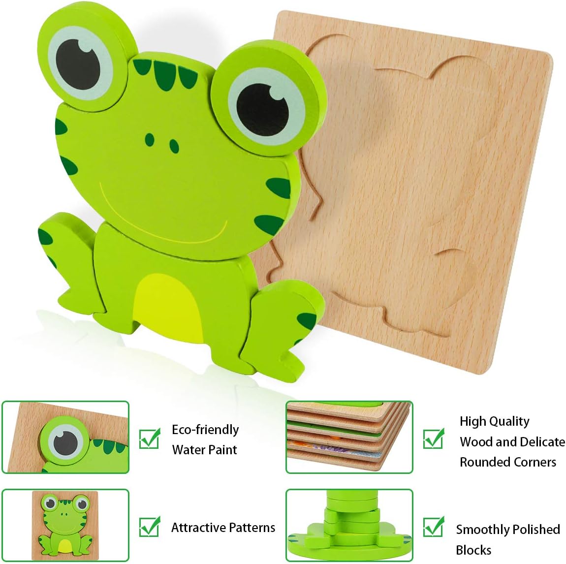 Puzle 3D de Madera Varios Diseños
