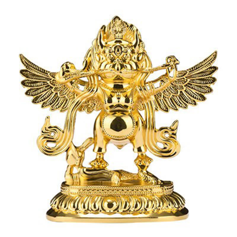 Buddha Stones Tibet Garuda Bird Alloy Keep Evil Spirits Away Home Decoration Decorations BS Golden Garuda Bird