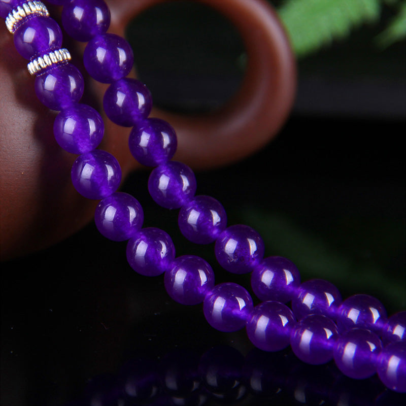 Bracelet de richesse Pixiu en améthyste Foviel