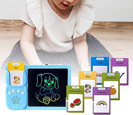 Tablette d'écriture parlante Fidtoy – Apprentissage interactif pour les tout-petits de 3 ans et plus