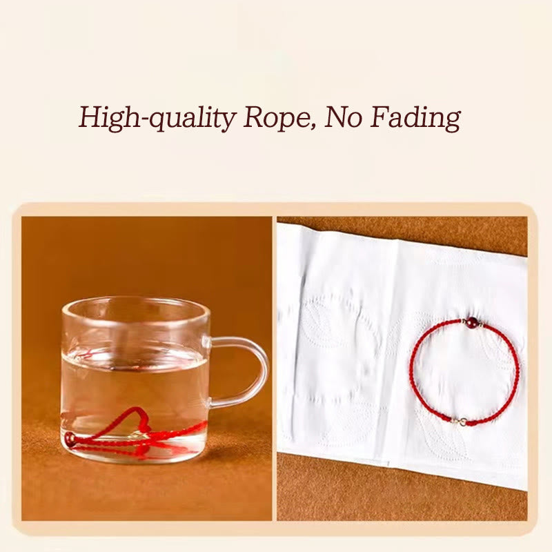 FREE Today: Keep Positive Golden Bead Braided String Lucky Bracelet Anklet FREE FREE 16