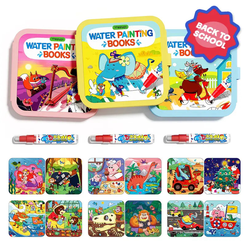 Montessori Water Coloring Book V2