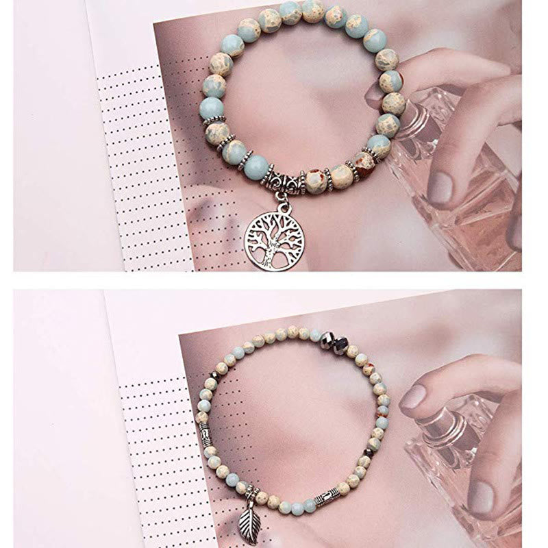 Buddha Stones Tree Of Life Turquoise Balance Bracelet Bracelet BS 3