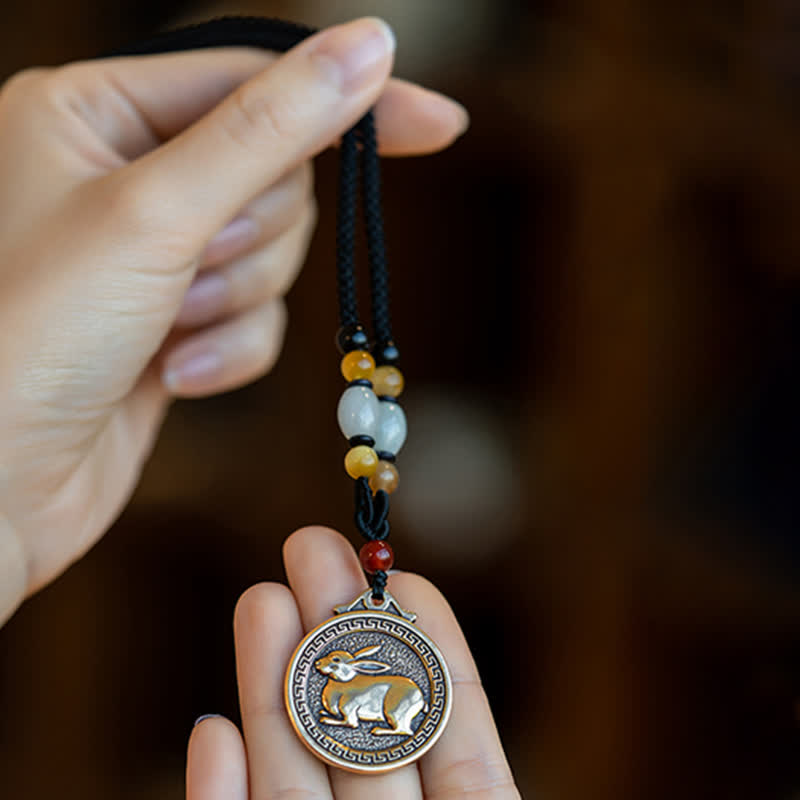 12 Chinese Zodiac Blessing Wealth Fortune Necklace Pendant Necklaces & Pendants BS 2