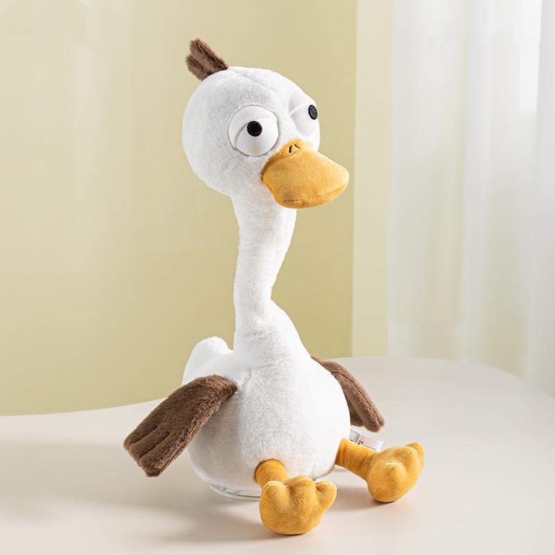 Fidtoy Repeater Duck Plush Toy Talking Baby Interactive Toy