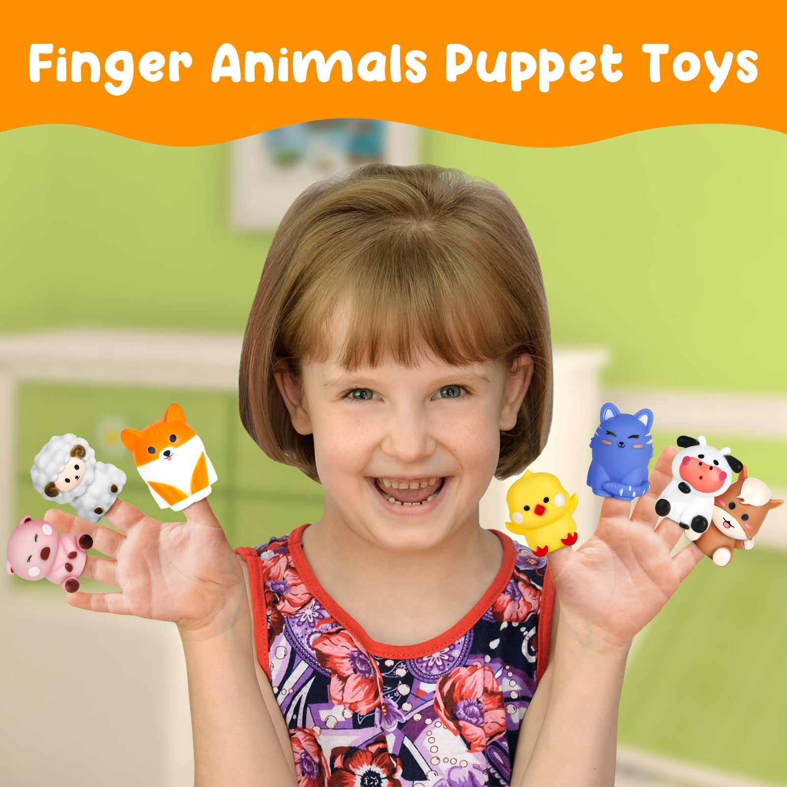 Set de juego didáctico de animales de granja Fidtoy
