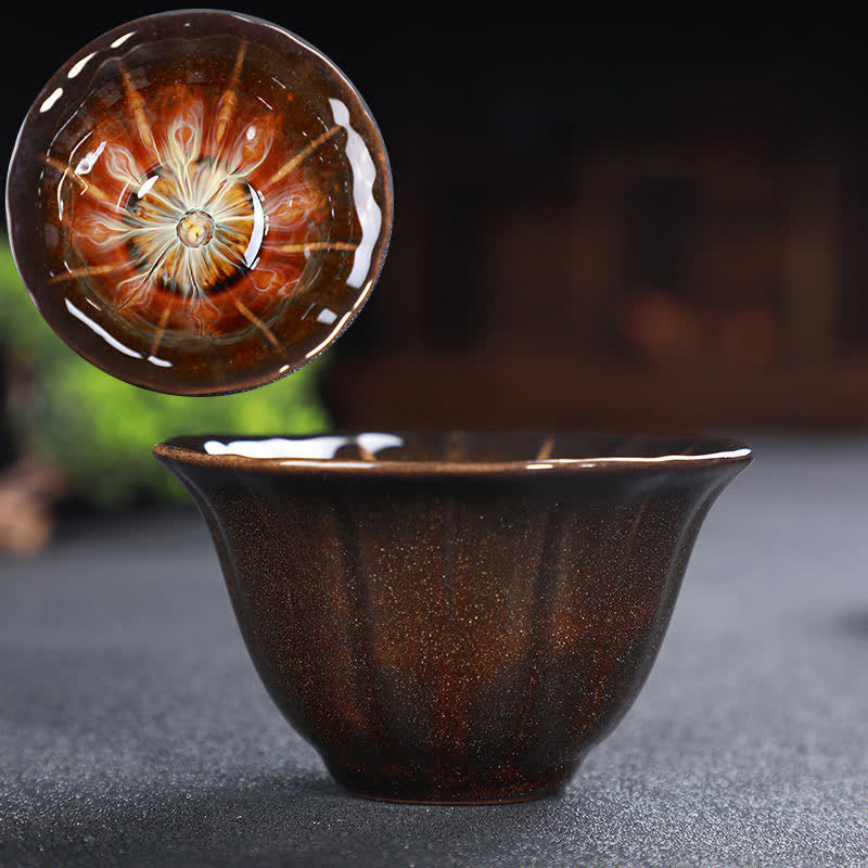 Buddha Stones Colorful Ceramic Teacup Home Office Tea Cups - image 46