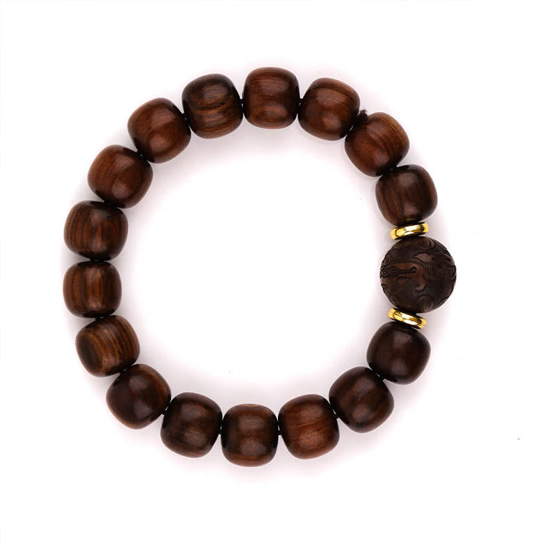 Buddha Stones Natural Rosewood Compassion Bracelet Bracelet BS 6