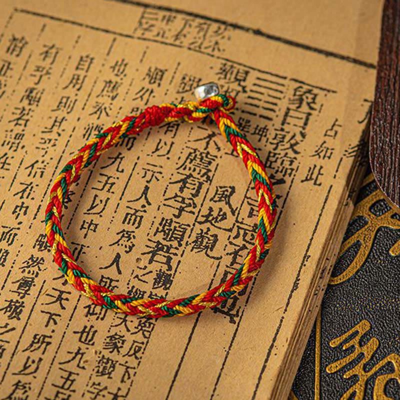 Buddha Stones "May you be good fortune and success" Lucky Multicolored Bracelet Bracelet BS 7