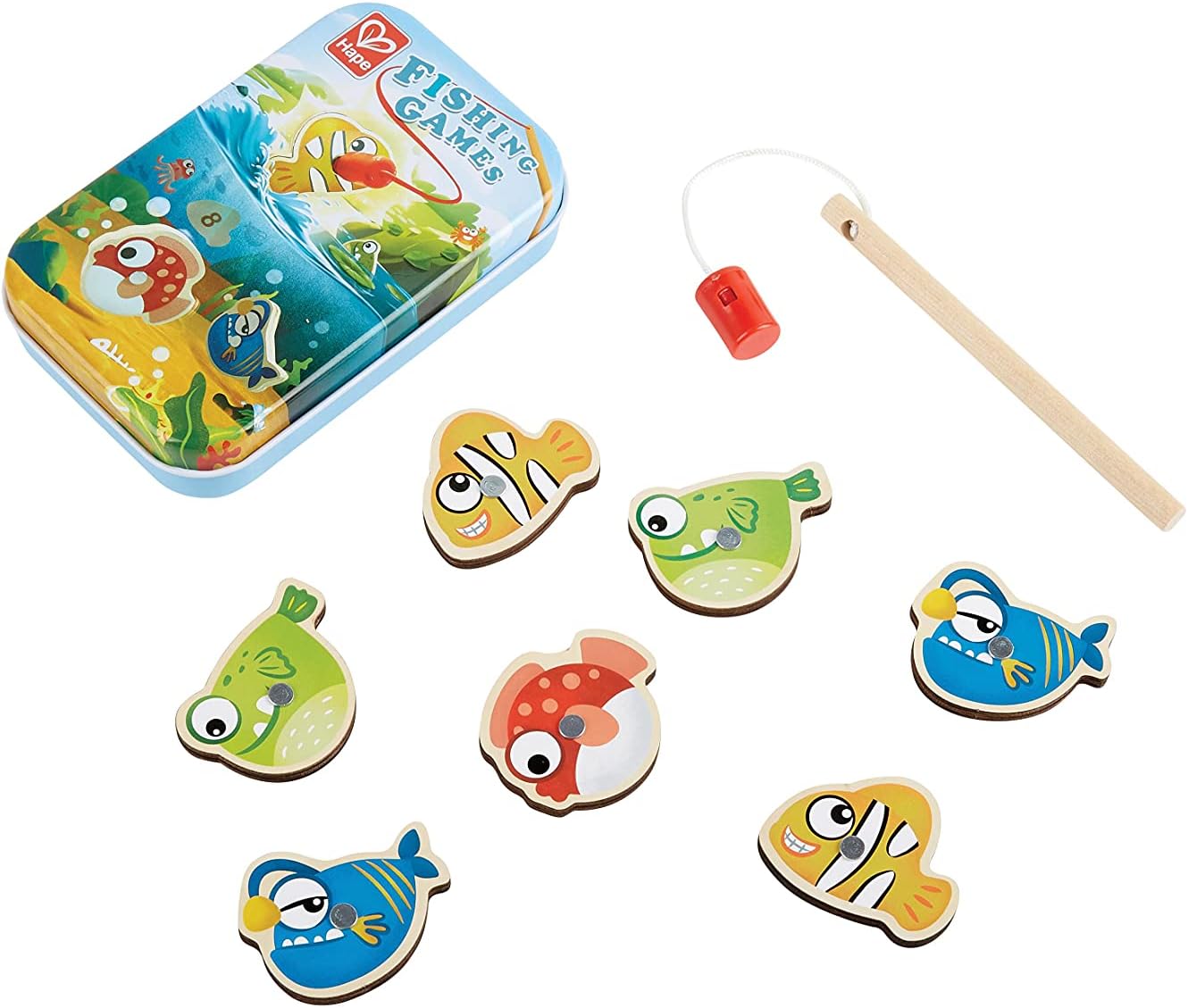 Fidtoy Juego de Pesca Magnético para Niños Aprendizaje de Números