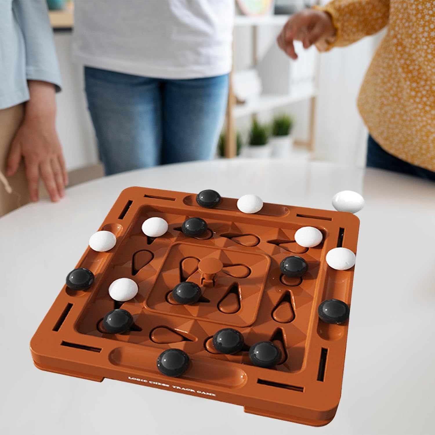 Fidtoy Logical Marble Chess Strategy Board Game for Kids Family Focus and Portable Brain Challenge