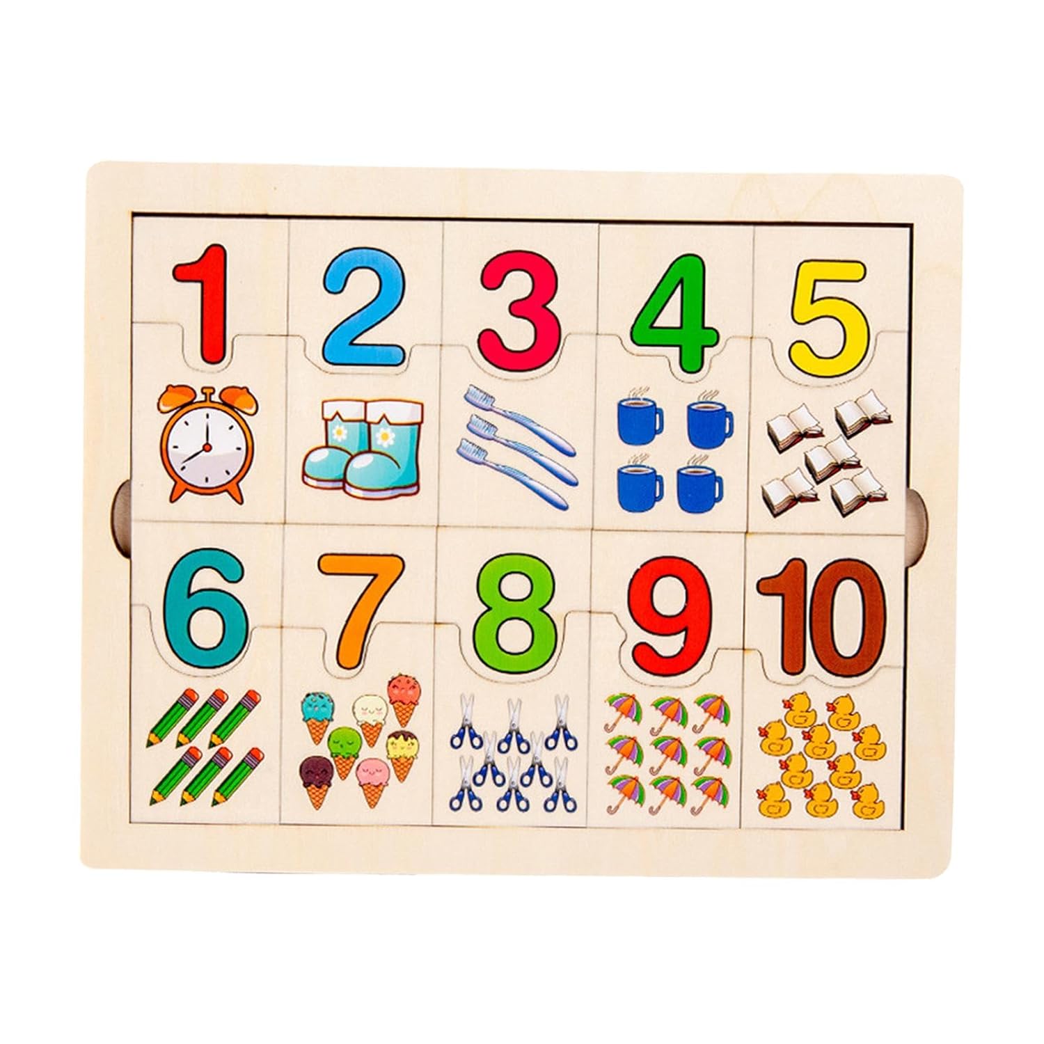 Enakshi® Digital Learning Puzzle Board Number Matching Puzzle Board for Children Boys|Baby | Toys for Baby | Developmental Baby Toys