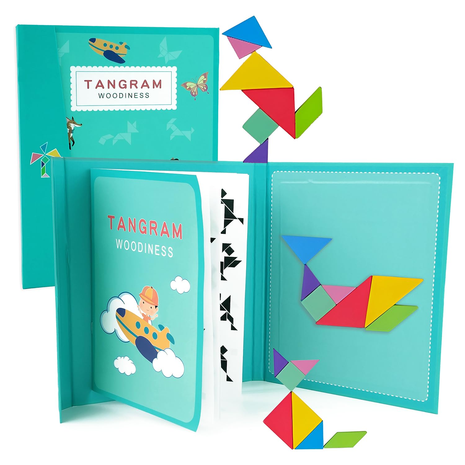 Tangram magnético infantil