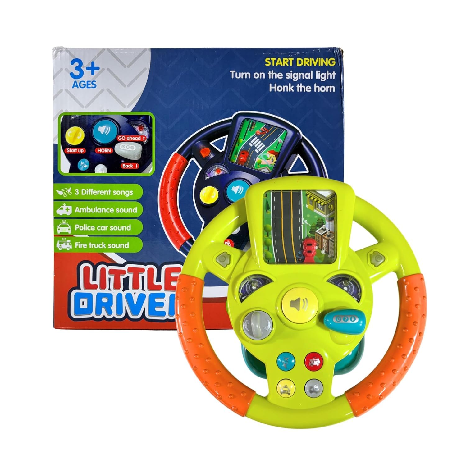 Fidtoy Little Driver Electric Steering Wheel Toy for Kids