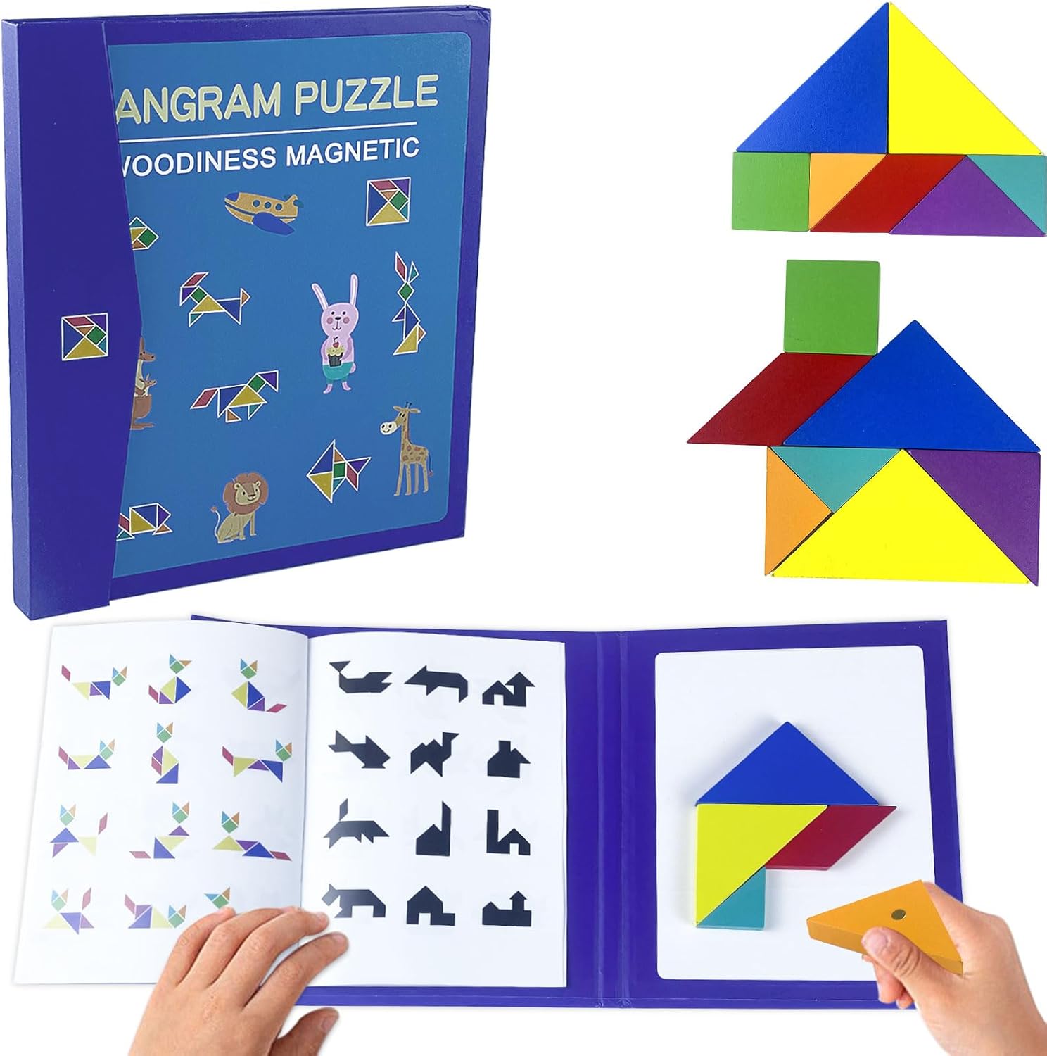 Tangram magnético infantil