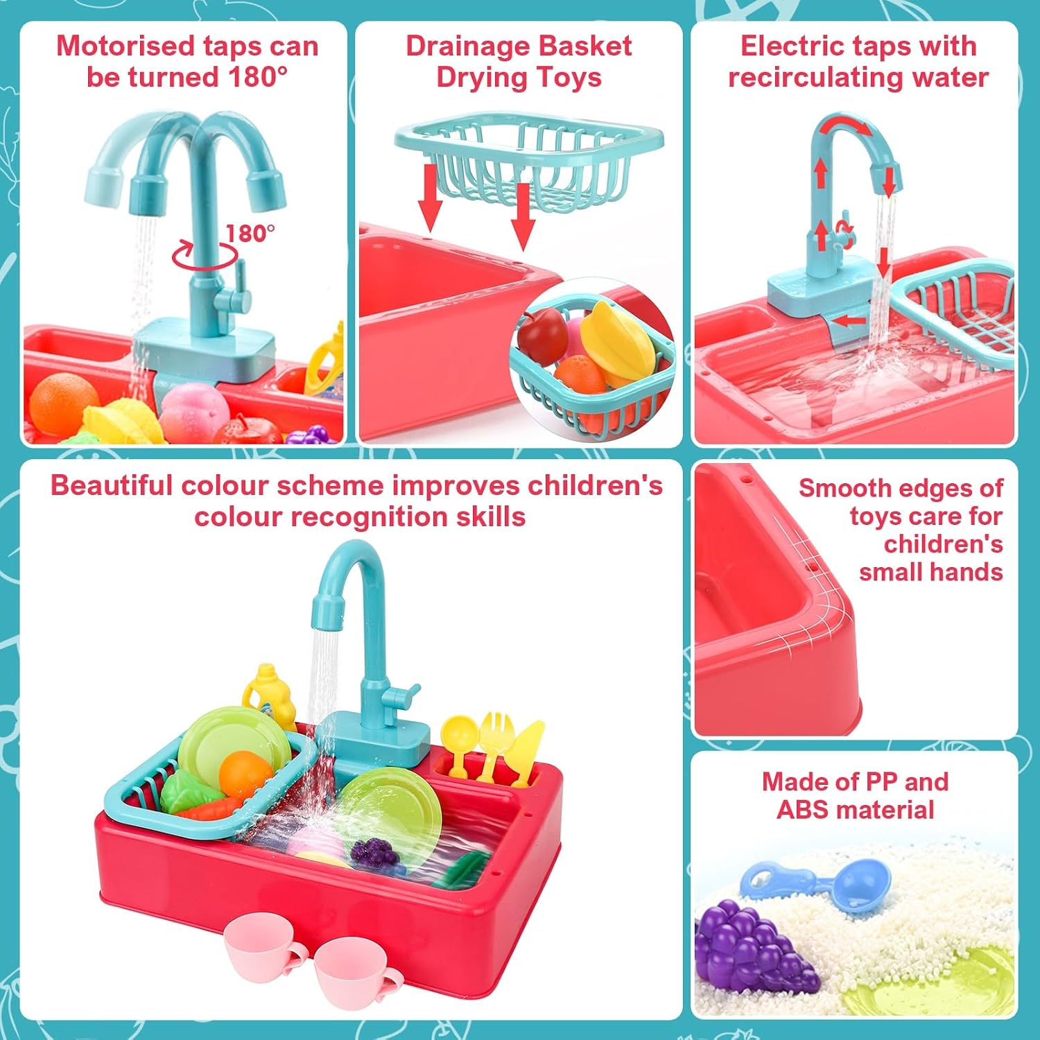 Kit de juego de fregadero para lavavajillas de cocina - 546