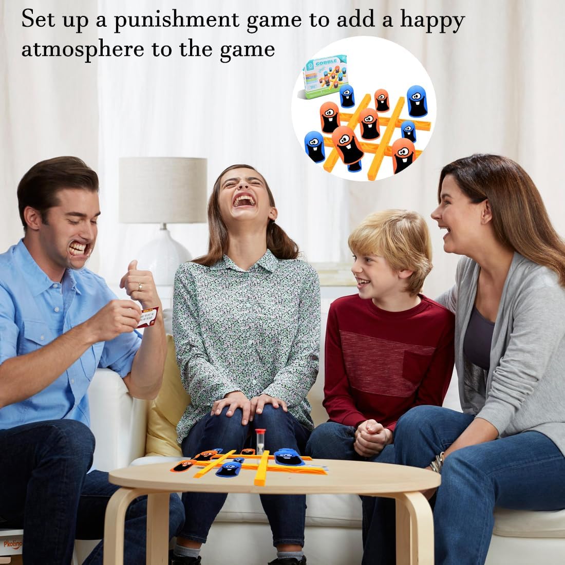 Juego de Batalla Familiar Fidtoy Gobble – Divertido Juego de Estrategia para Niños y Adultos