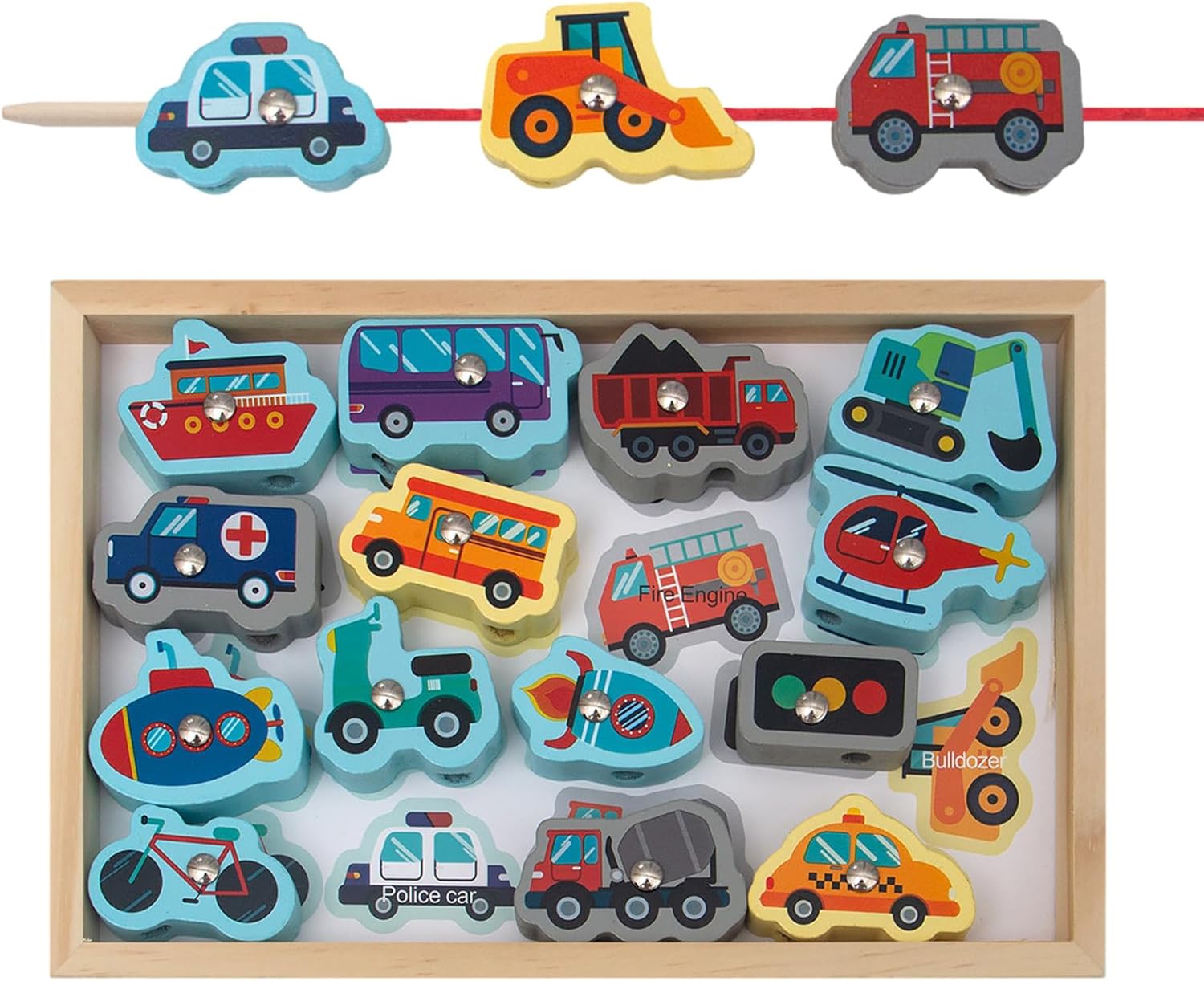 Wooden Fishing Toys,Magnetic Fishing Games with Vivid Design and Kid-Friendly - Fishing Game for Toddlers, Magnetic Fishing Toys, Gift for Kids