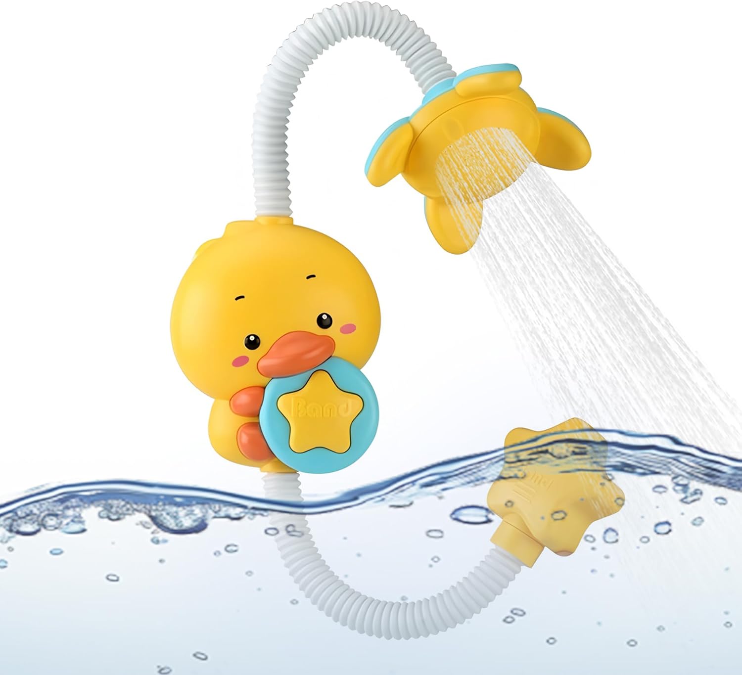 Fidtoy Pequeño Bado / Rociador de Agua Poussin – Juguete de Baño Interactivo para Niños Pequeños