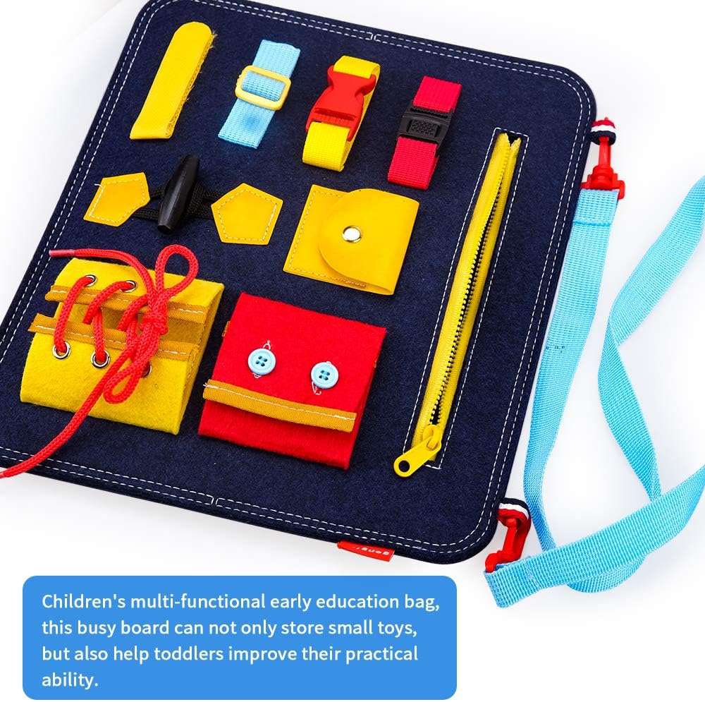 Toddlers Toy Gifts for 4 Year Old Girls Boy, Baby Learning Montessori Toys for Kids Girl Boy Age 4 5 6 Toddler Birthday Present Gift Educational Sensory Busy Board Toy for 4-6 Year Olds Kid Child