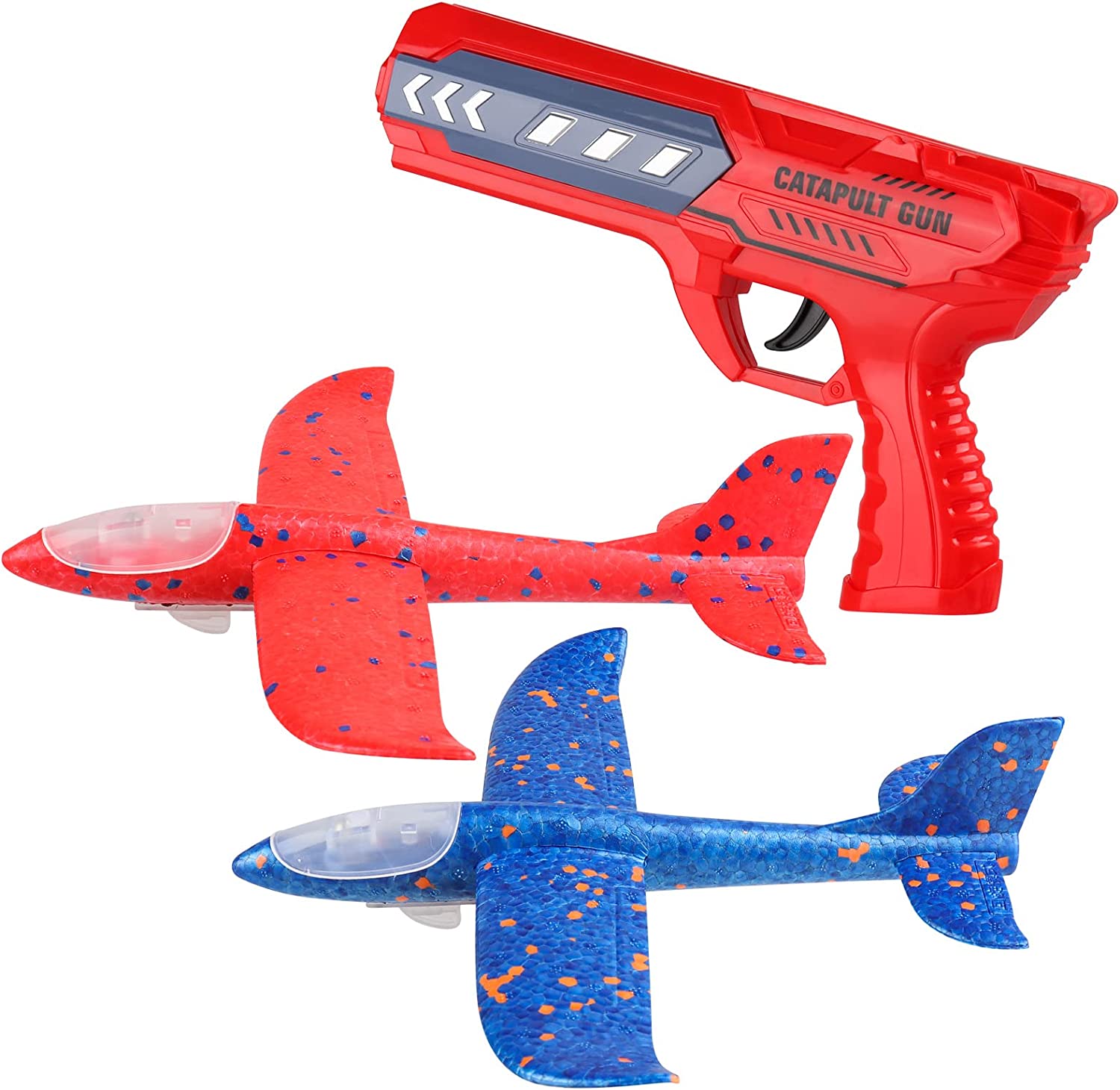 Ensemble de jouets lanceur d'avion en mousse Fidtoy pour enfants, jeu de planeur en extérieur