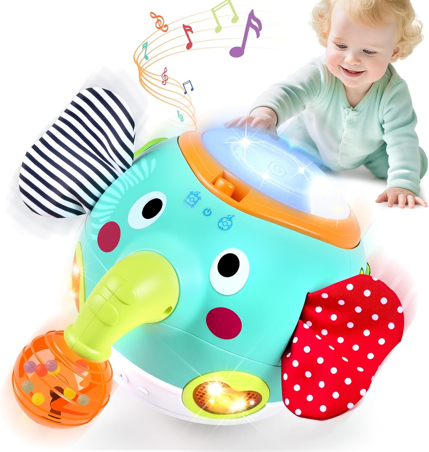Fidtoy Interactive Elephant Crawling & Dancing Toy
