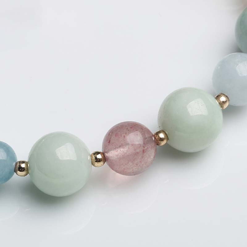 Buddha Stones Lucky Bracelet Gourd Jade Bracelet Bracelet BS 5