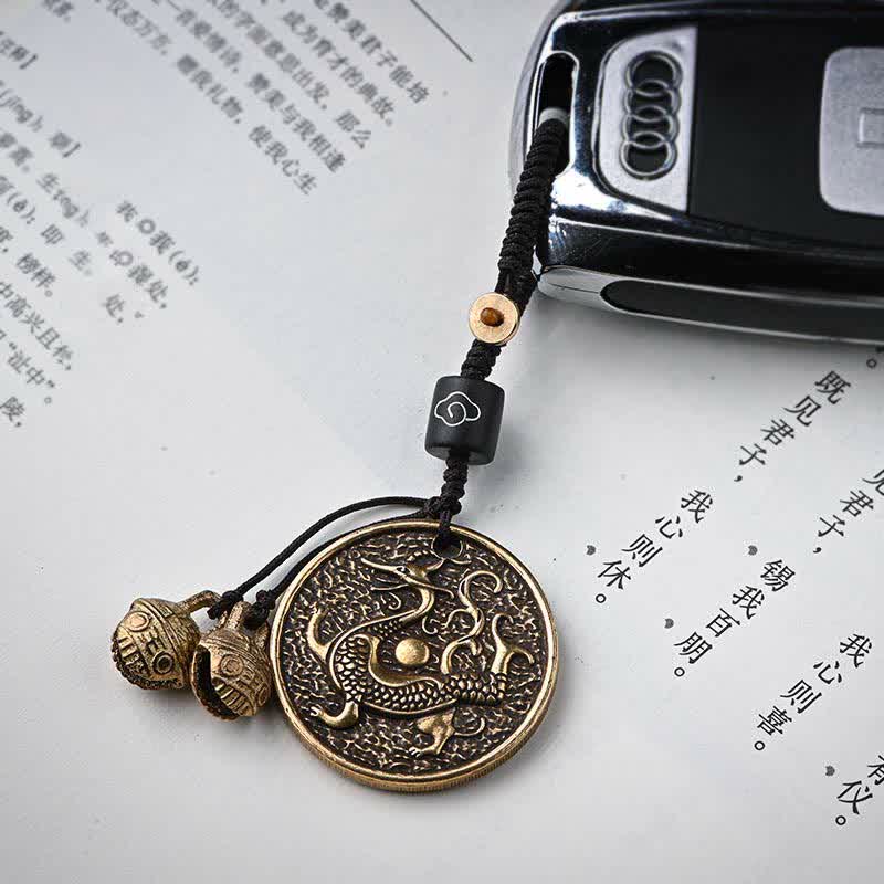 Buddha Stones Four Symbols Azure Dragon White Tiger Vermilion Bird Black Tortoise Key Chain Key Chain BS 1
